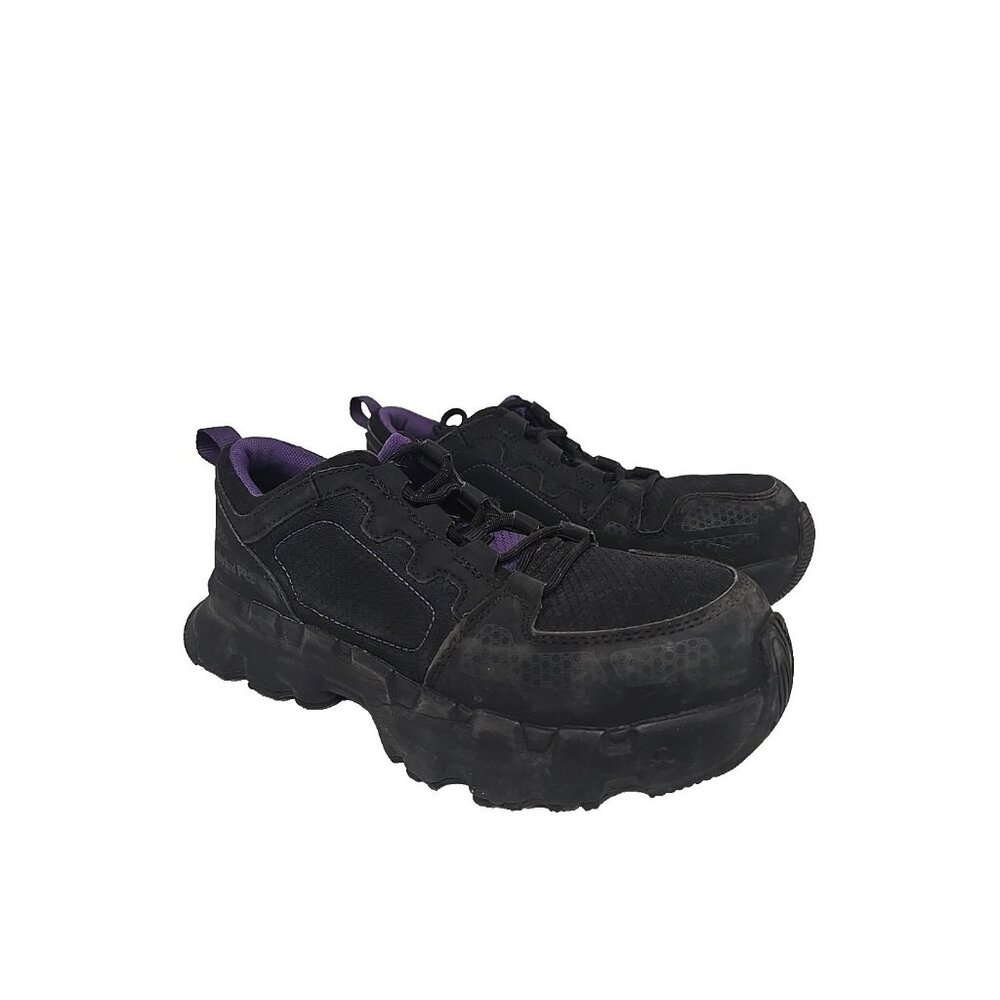 Timberland PRO Women’s Powertrain EV Comp Toe Work Shoes TB0A66T7ECS Black 9W